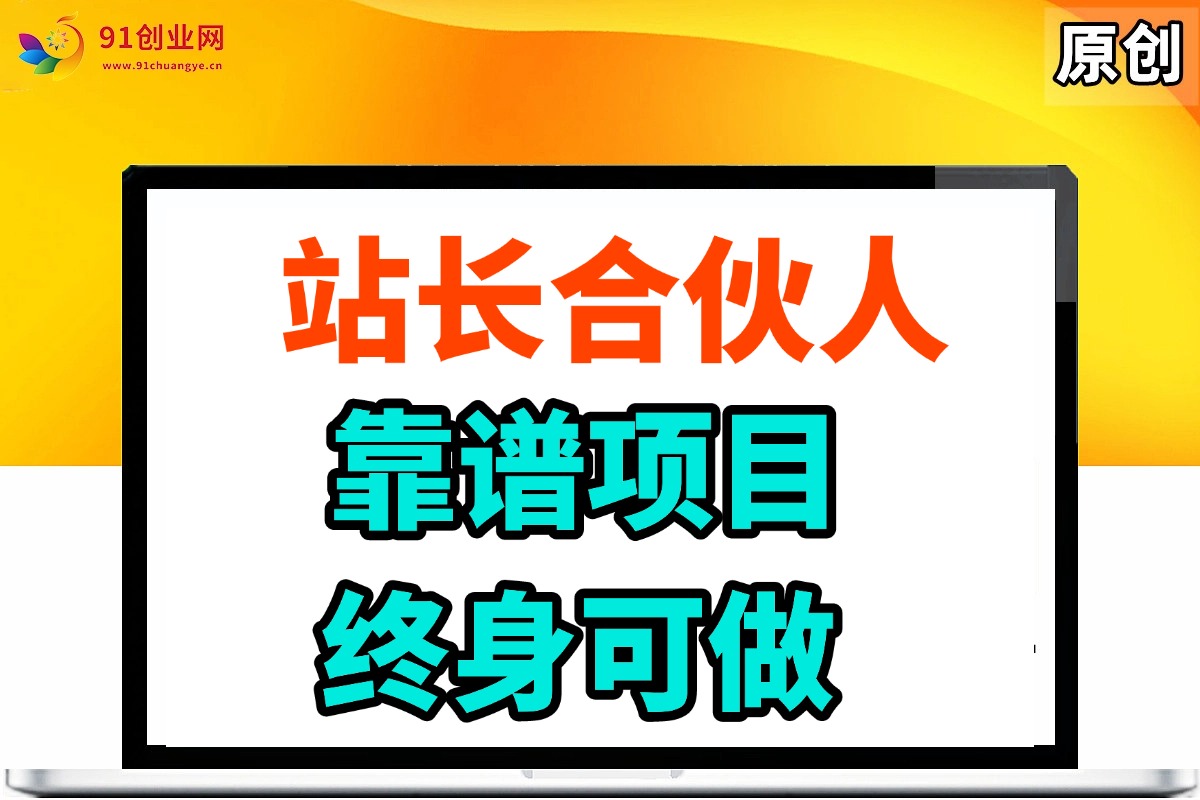 （14633期）站长合伙人，入门级运营教程，靠谱项目，终身可做，超低成本创业，终身利润。-网亿资源平台
