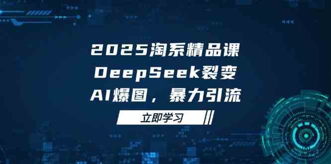 2025无界精品课，DeepSeek裂变，AI爆图，暴力引流助力淘系运营-网亿资源平台