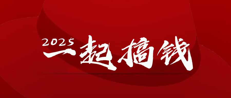 2025年,请“不择手段”去搞钱!-网亿资源平台