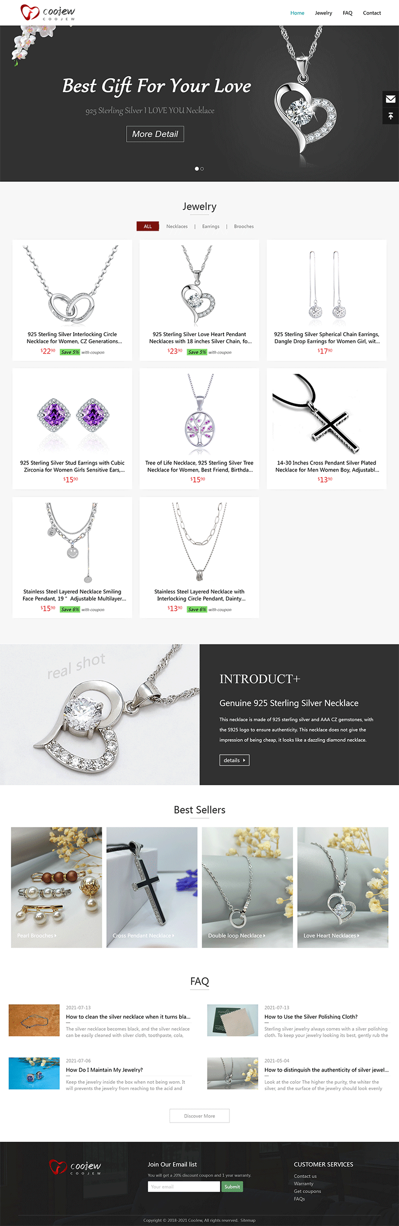 珠宝首饰饰品类外贸网站-网亿资源平台