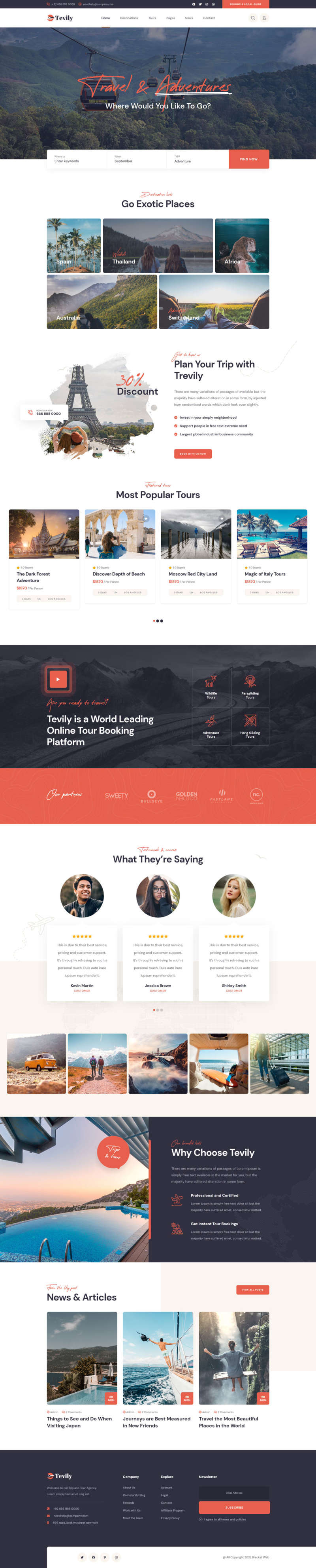 响应式旅游团旅游社景点介绍html网站模板-网亿资源平台