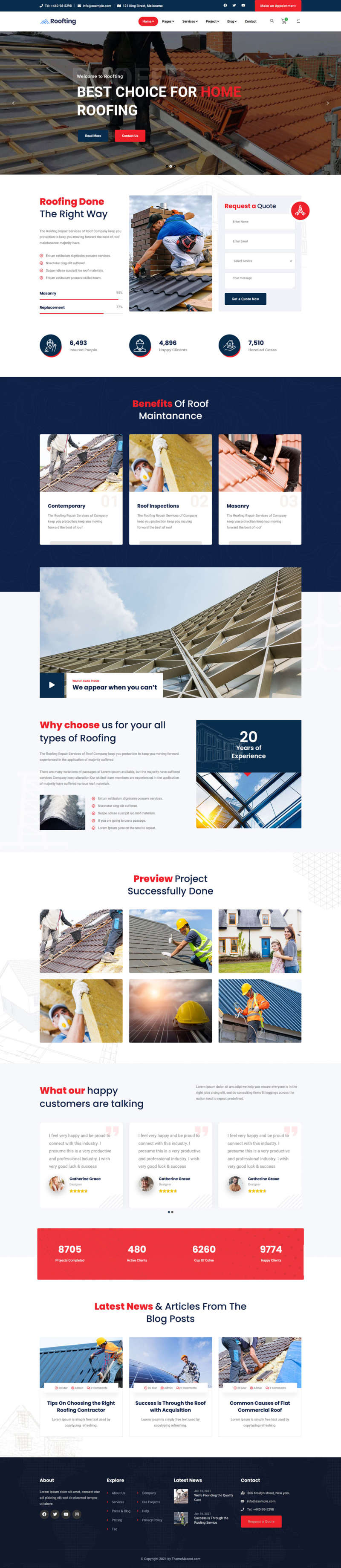 建筑工程房屋修补企业html网站模板-网亿资源平台