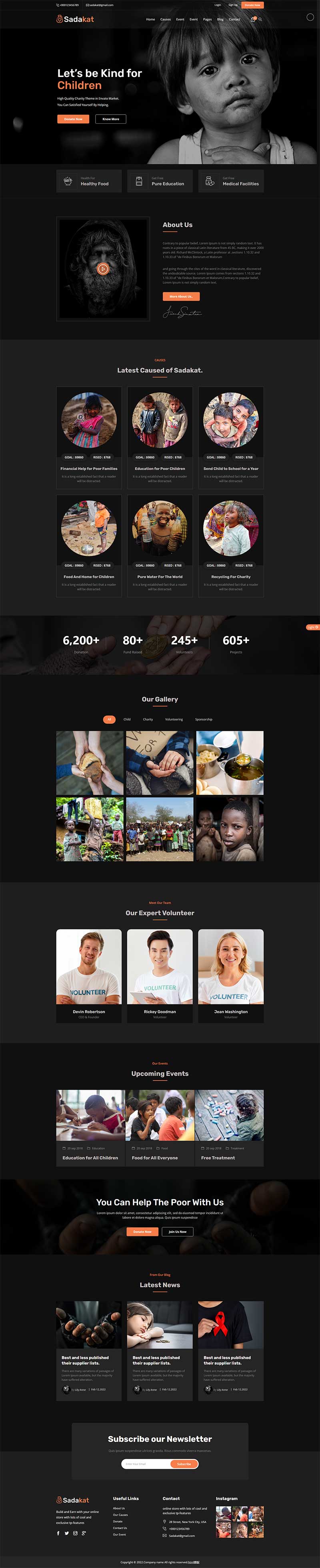 慈善公益机构捐赠捐款html5网页模板-网亿资源平台