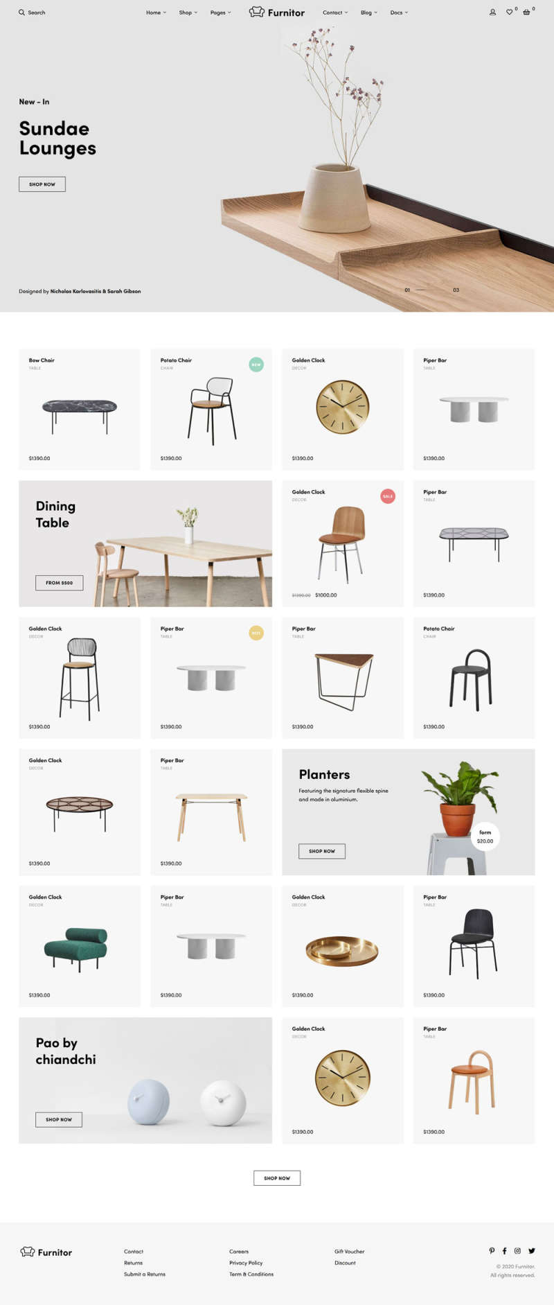 家具摆件商城HTML模板-网亿资源平台