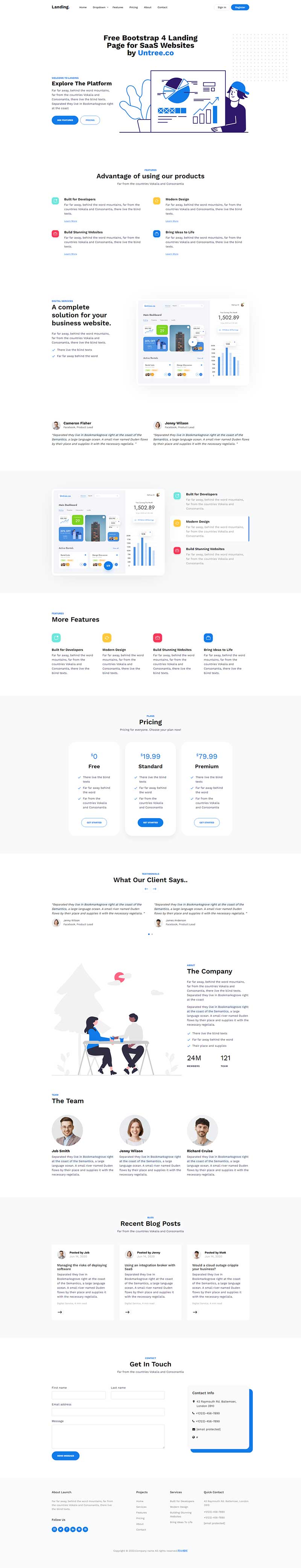 响应式带登录注册表单设计公司html模板-网亿资源平台