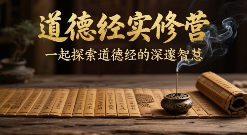 道德经实修营，一起探索道德经的深邃智慧-网亿资源平台