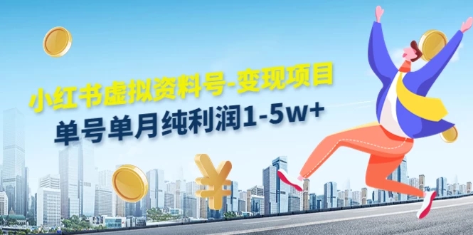 虚拟资料号变现项目，单月单号纯利润1W+，实操玩法分享-网亿资源平台