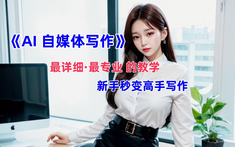 全网最全最细最专业的“AI自媒体写作”教学，新手小白秒变写作高手！-网亿资源平台