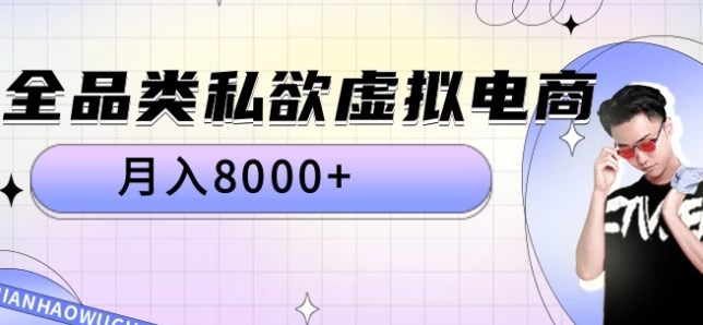 全品类私域虚拟电商 月入8000+保姆级教程-网亿资源平台