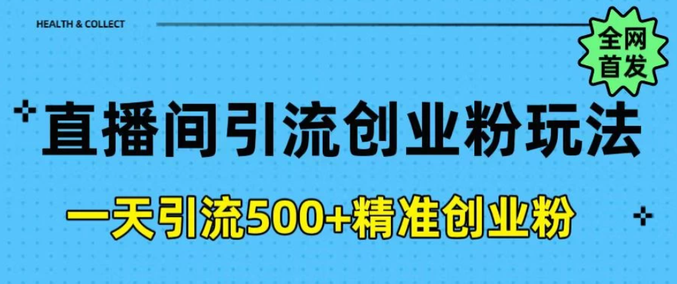 2025最新抖音无人直播引流方法，每日精准引流创业粉300＋-网亿资源平台