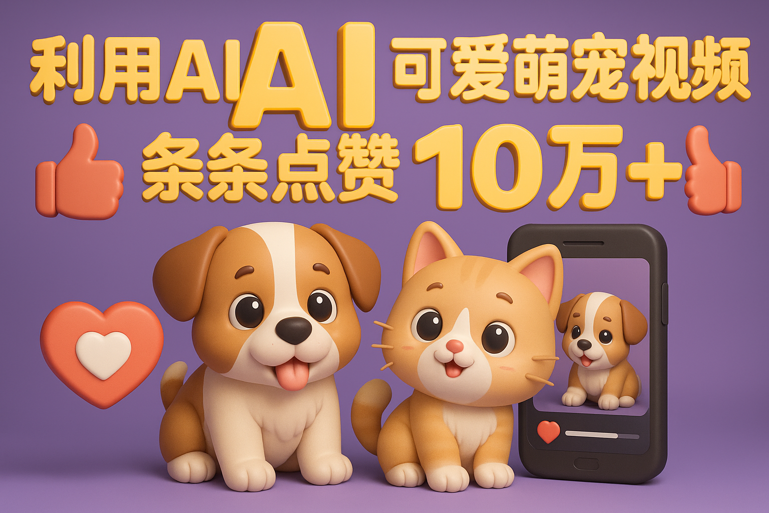 能骗过系统的AI萌宠视频制作全攻略：从 0 到 2 万粉的爆款密码-网亿资源平台