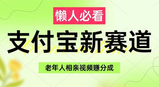 支付宝新赛道，利用老年人相亲视频，挣分成收益，轻松月入过W，操作简单-邪修侠 - 演示