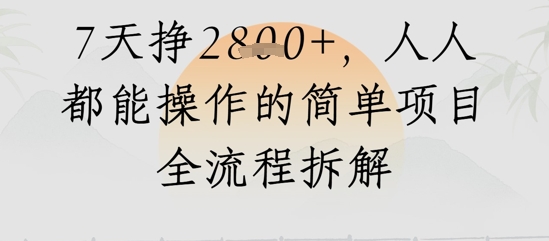 视频号人生感悟视频，流量好，7天挣2.8k，人人都能操作的简单项目全流程拆解-网亿资源平台