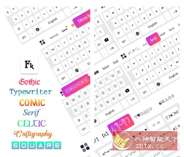 Fonts Keyboard 字体键盘v2.1.3高级版-网亿资源平台