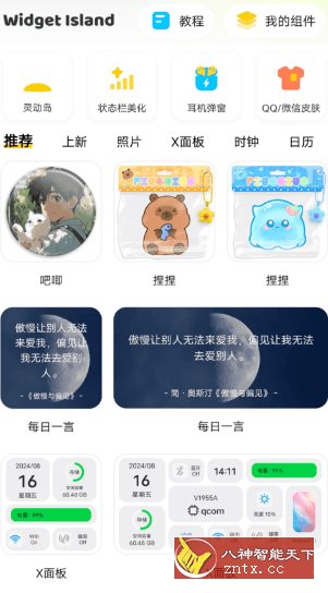 组件岛 Widget Island-网亿资源平台