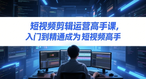 短视频剪辑运营高手课，入门到精通成为短视频高手-邪修侠 - 演示