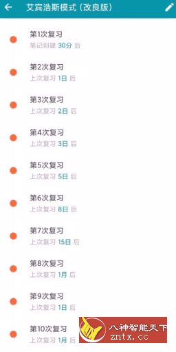 艾宾浩斯复习笔记 V11.12.278高级版-网亿资源平台