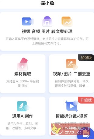 媒小象v1.7.5免费版★短视频二创去重神器-网亿资源平台
