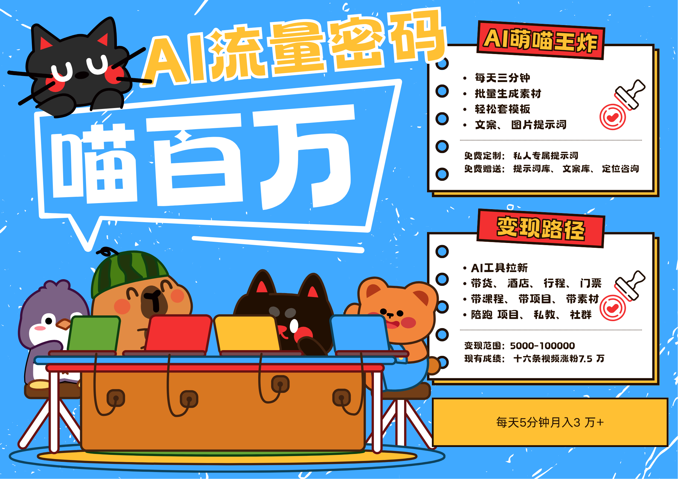 AI+宠物+旅行，2025最火流量密码 轻松用AI宠物做文旅账号，N种变现渠道月入五位数-网亿资源平台