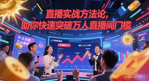 直播实战方法论，助你快速突破万人直播间门槛-网亿资源平台