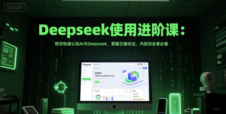 Deepseek使用进阶课:帮你快速认知Ai与Deepseek,掌握正确玩法,内容创业者必看-邪修侠
