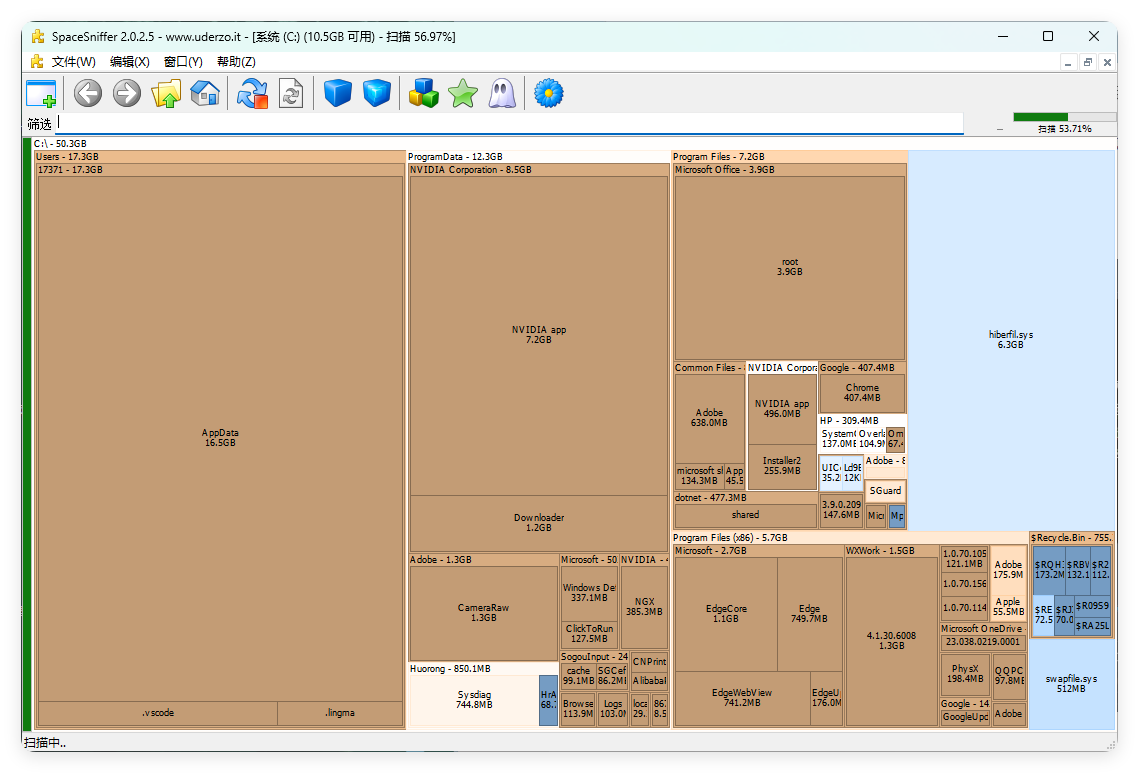 SpaceSniffer v2.0.2.5单文件汉化版-网亿资源平台