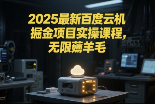 2025最新百度云机掘金项目实操课程单窗口保底5-10元月收益单窗口150+【揭秘】-邪修侠 - 演示