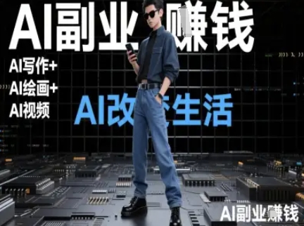AI改变生活（Ai写作+AI绘画+Ai视频），AI副业挣钱-网亿资源平台