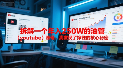 付费文章：拆解一个年入250W的油管（youtube）账号，我发现了挣钱的核心秘密-网亿资源平台