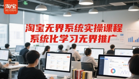 淘宝无界系统实操课程，系统化学习无界推广-邪修侠 - 演示