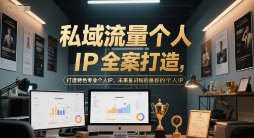 私域流量个人IP全案打造，打造特色专业个人IP，未来最值钱的是你的个人IP-网亿资源平台