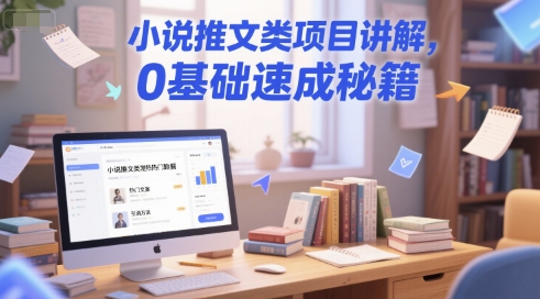 小说推文类项目讲解，0 基础速成秘籍-网亿资源平台