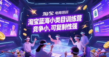 淘宝蓝海小类目训练营， 竞争小，可复制性强-邪修侠 - 演示