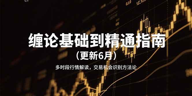 （15184期）缠论基础到精通指南（更新6月）多时段行情解读，交易机会识别方法论-网亿资源平台