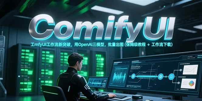 ComfyUI工作流新突破，用OpenAI三模型，批量出图(保姆级教程+工作流下载)-网亿资源平台