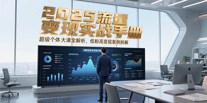 2025流量变现实战手册，超级个体大课全解析，低粉高变现案例拆解-网亿资源平台