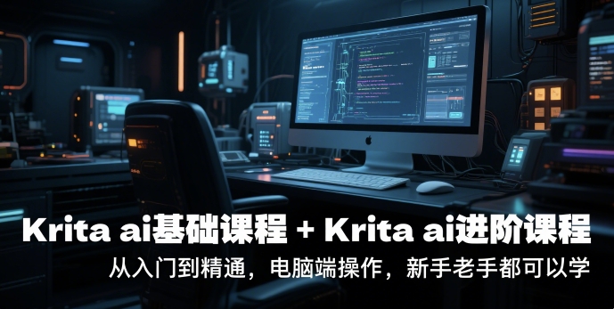 krita ai基础课程+Krita ai进阶课程,从入门到精通,电脑端操作,新手老手都可以学-邪修侠 - 演示