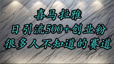 喜马拉雅，小而精的流量赛道，日进500+精准创业粉-邪修侠 - 演示