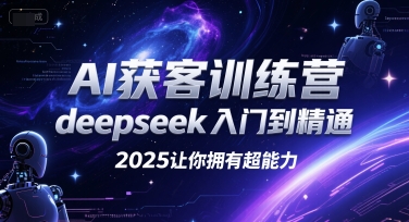 AI获客训练营，deepseek入门到精通，2025让你拥有超能力-邪修侠 - 演示