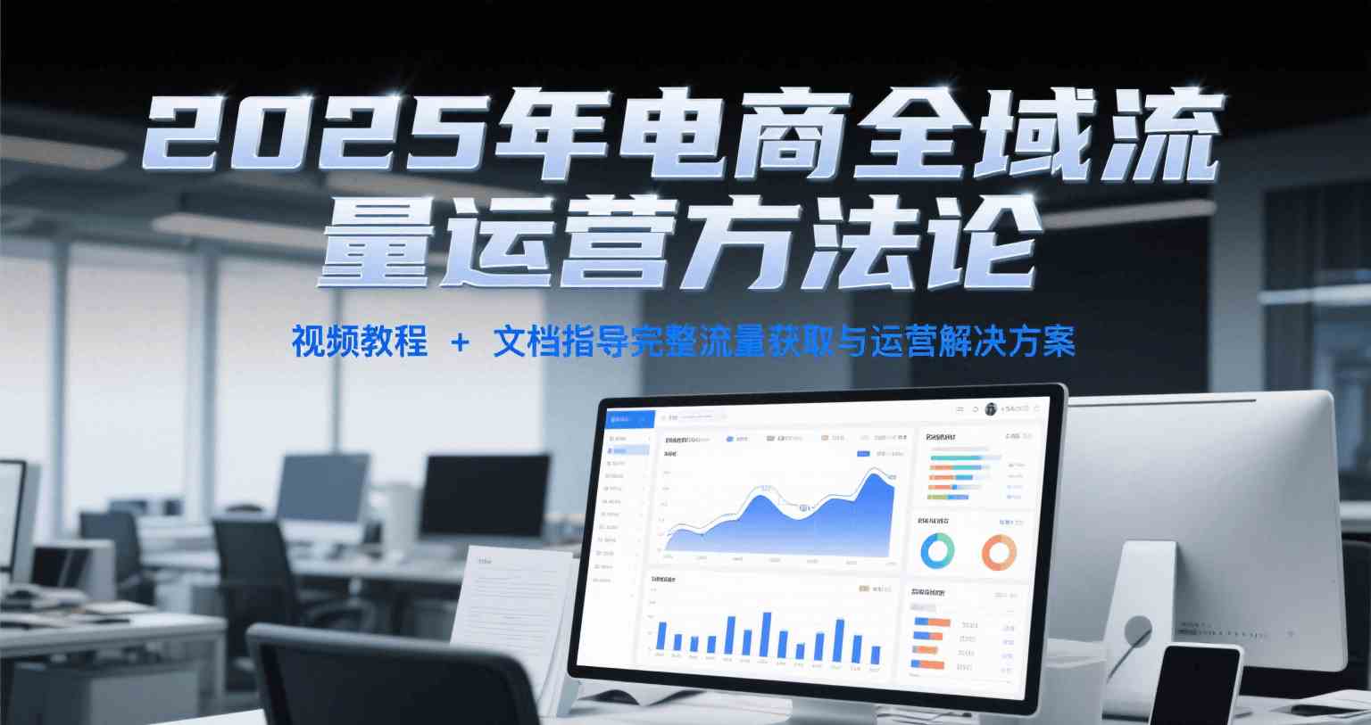 2025年电商全域流量运营方法论，视频教程+文档指导完整流量获取与运营解决方案-网亿资源平台