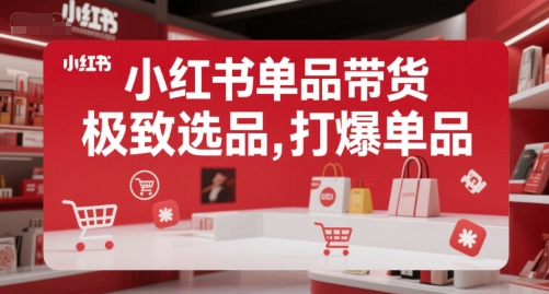 小红书单品带货，极致选品，打爆单品-邪修侠 - 演示