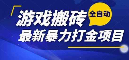 热门副业，全自动游戏打金搬砖，单账号一天收益1-2张，可多开矩阵操作日入1k【揭秘】-邪修侠 - 演示