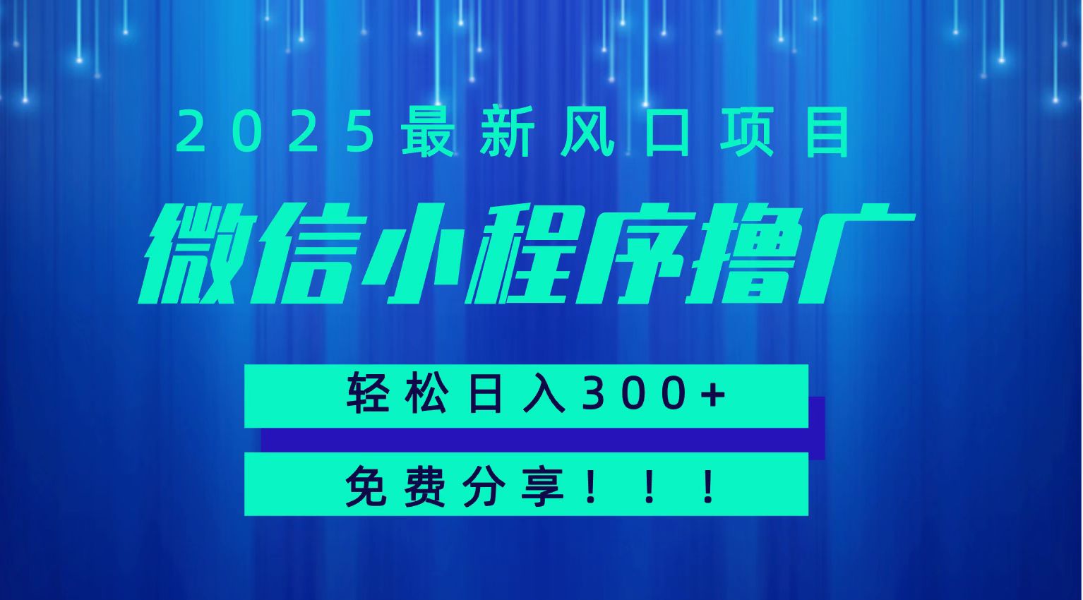 微信小程序撸广,最新风口项目,日入300+ 免费分享 可批量操作 小白可轻松上手!!-邪修侠 - 演示