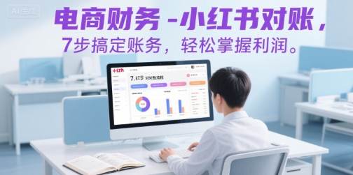 电商财务-小红书对账，7步搞定账务，轻松掌握利润-网亿资源平台
