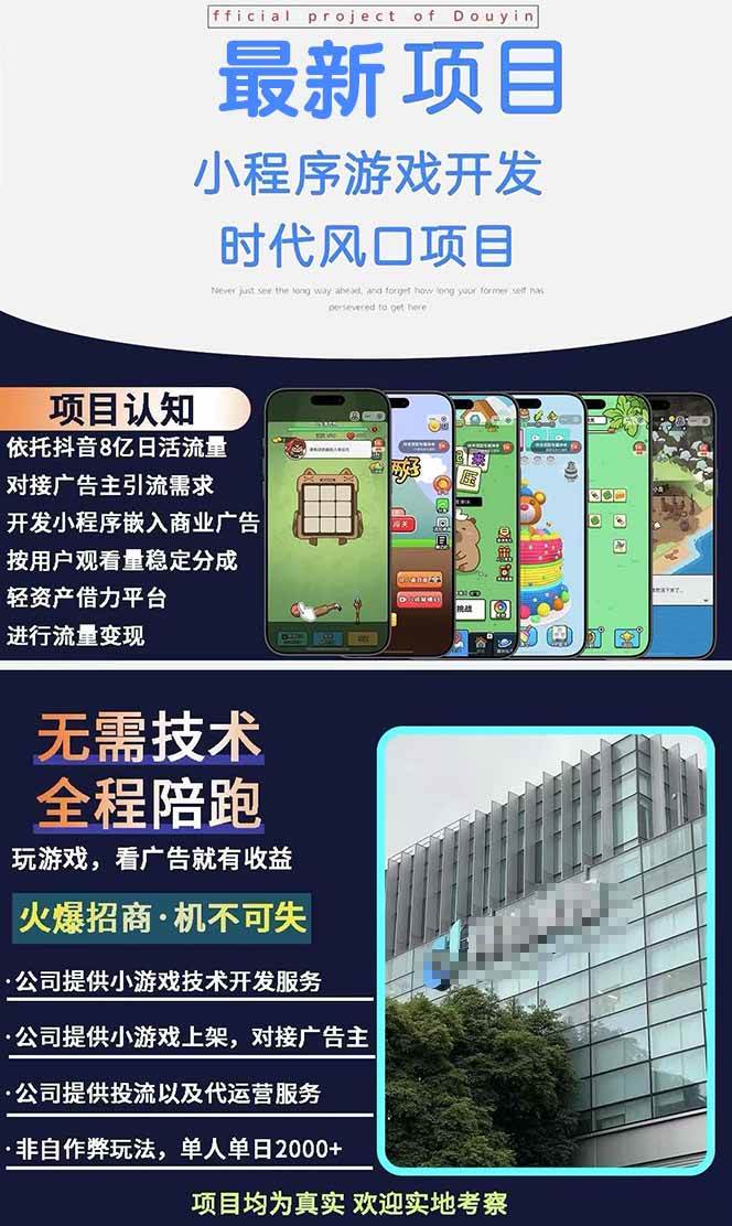 图片[2]-（15442期）2025最热抖音项目 Ai时代风口项目小程序游戏开发 实测单个游戏日收入1800+-邪修侠