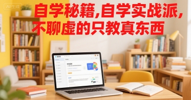 自学秘籍，自学实战派，不聊虚的只教真东西-网亿资源平台