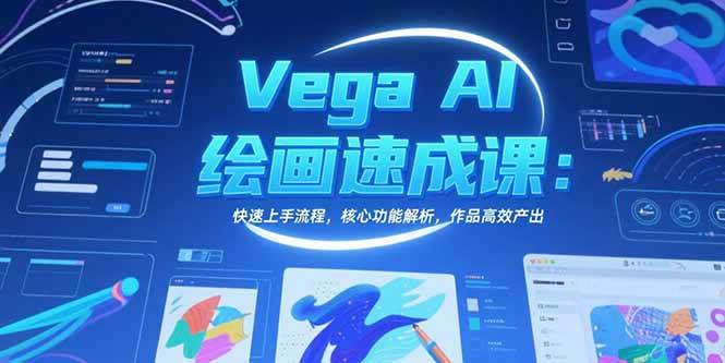 （15470期）Vega AI绘画速成课：快速上手流程，核心功能解析，作品高效产出-网亿资源平台