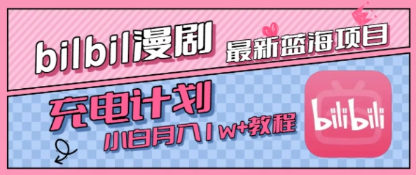 最新蓝海项目，B站充电计划，小白也能月入1w+-邪修侠 - 演示