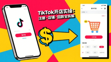 TikTok从开店到投流的进阶课，从基础实操到高阶技巧一网打尽-网亿资源平台