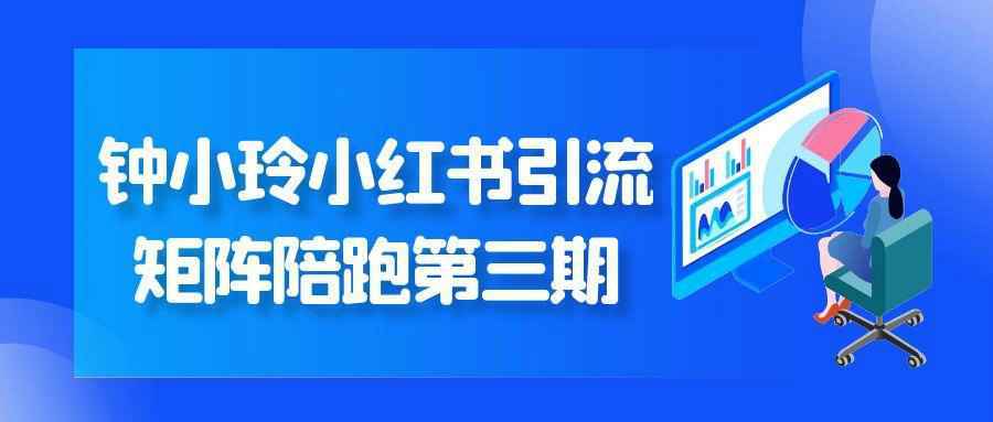 钟小玲小红书引流矩阵陪跑第三期-网亿资源平台